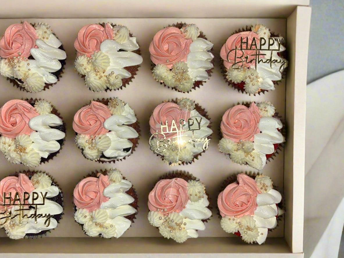 Birthday Cupcakes- Dozen (12)