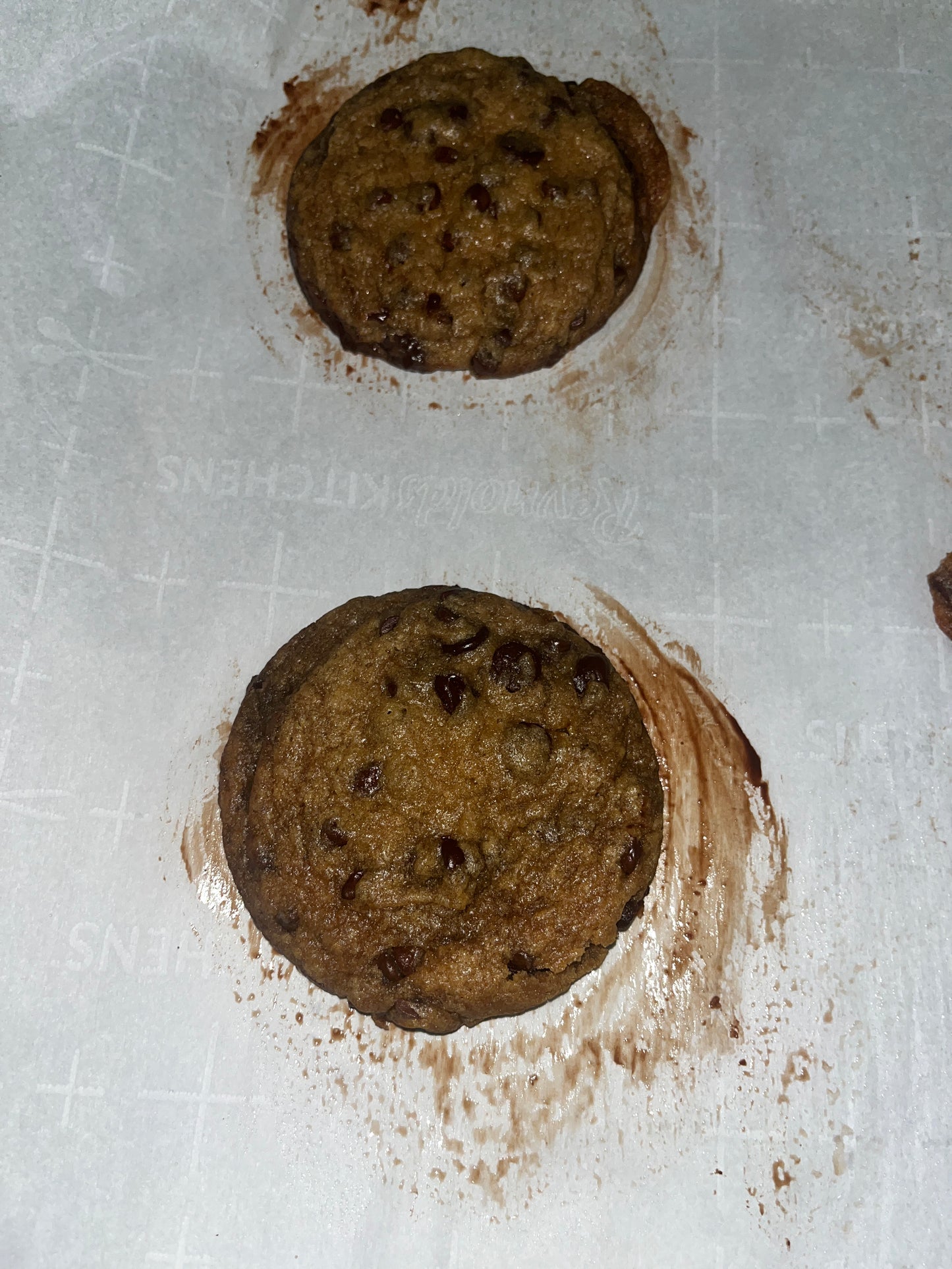 Vegan chocolate chip cookie