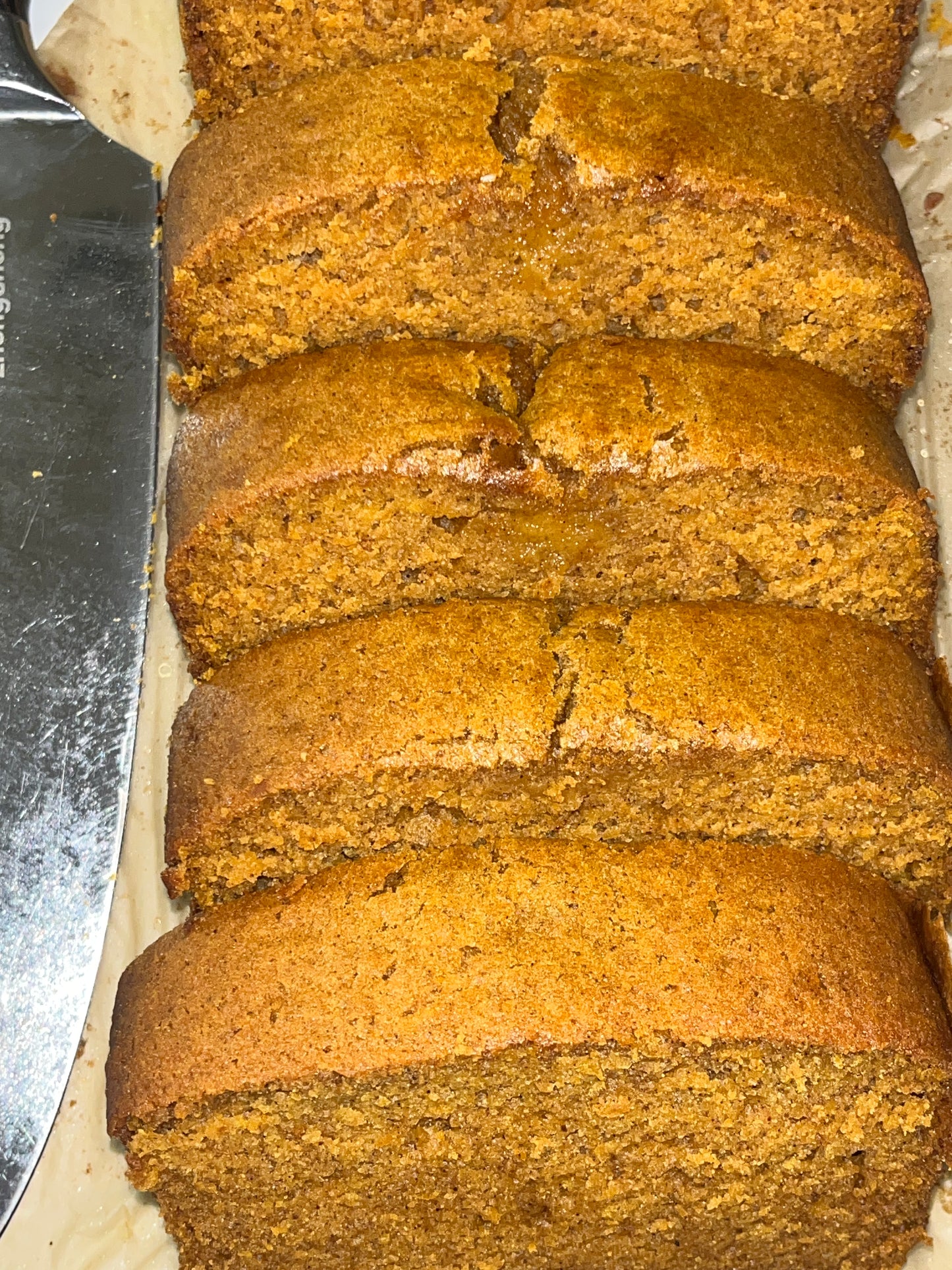 Pumpkin Pound Cake Slice
