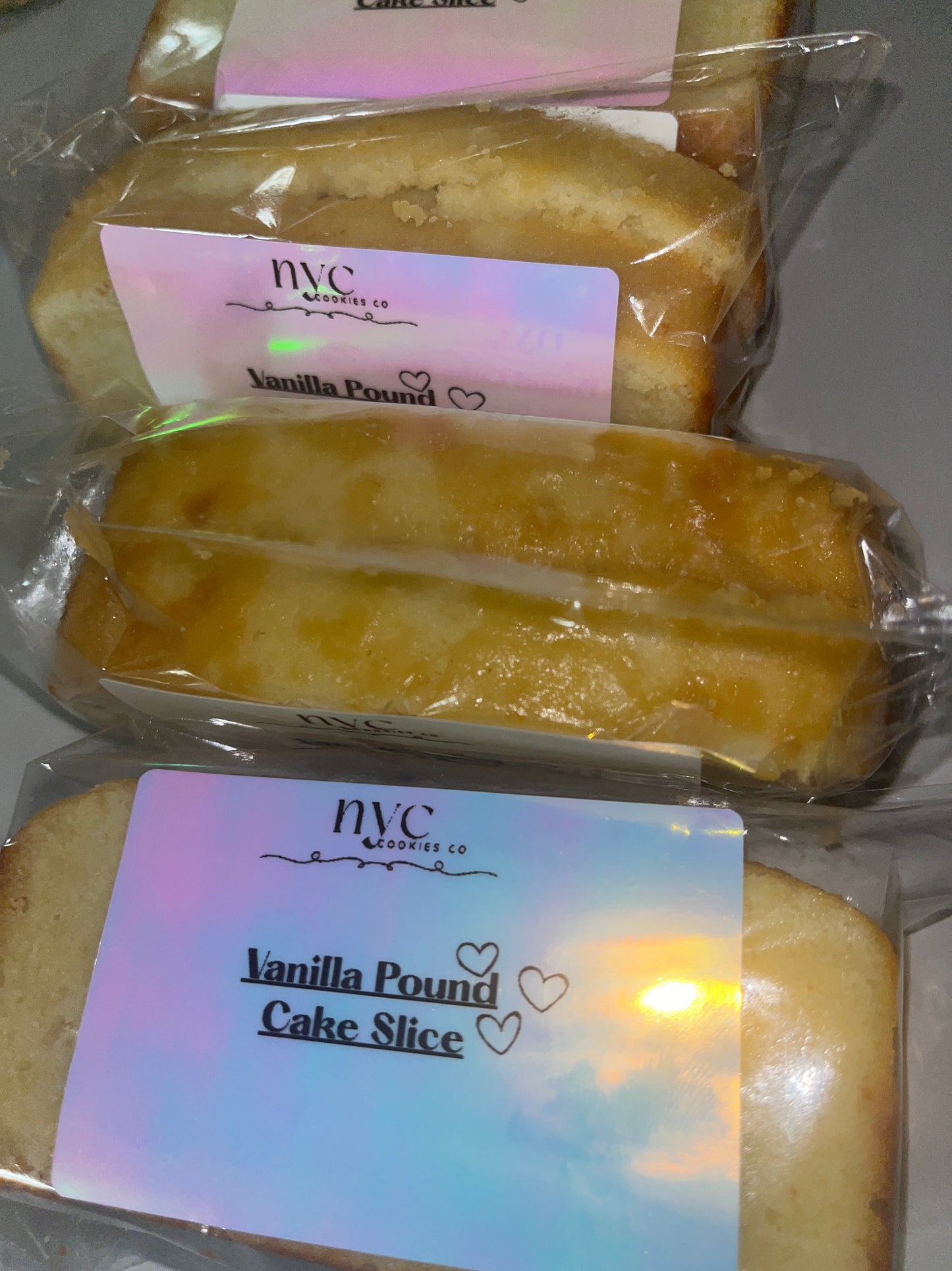 Vanilla Pound Cake Slice