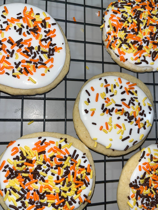 Fall sugar cookies