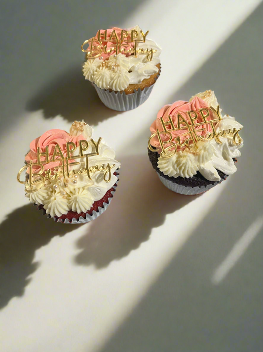 Birthday Cupcakes- Dozen (12)